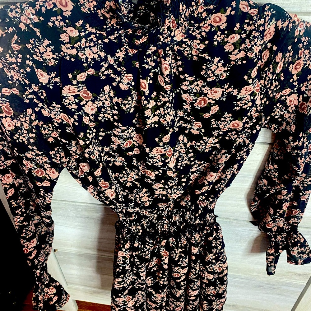 Misguided mock neck dress